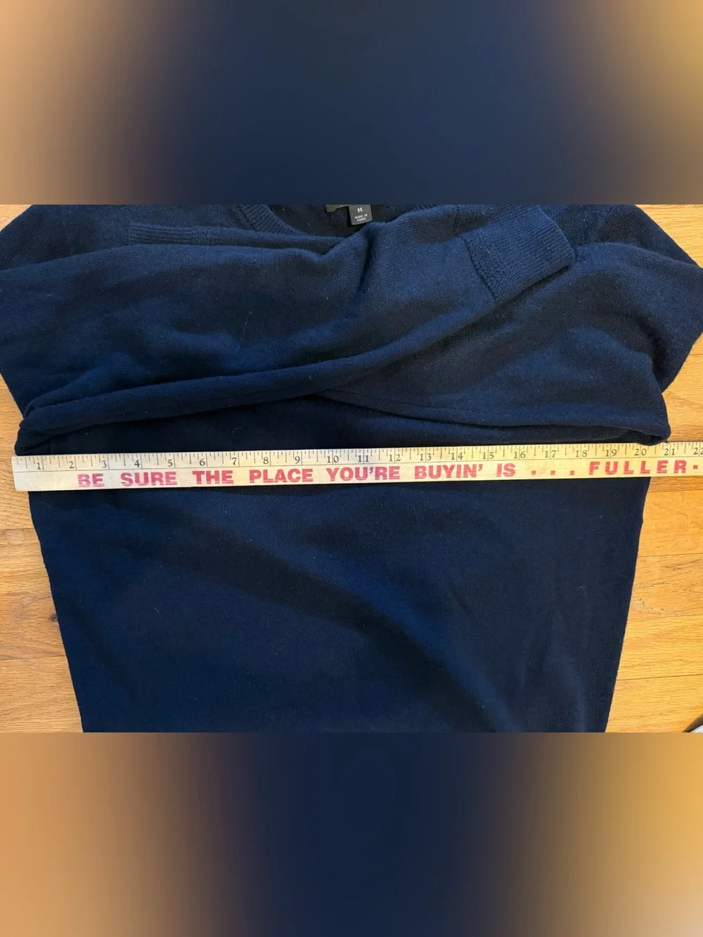 J.Crew 100% Cashmere Crewneck Sweater Navy Blue